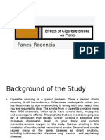 Effects of Cigarette Smoke On Plants - Panes - Regencia