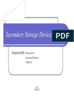 Secondary Storage Devices: Organized by