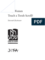 Jofa Ta Shma May Women Touch A Sefer Torah