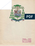 Livret - Intronisation, MGR L.-J.-A. Melanson - Archevêque de Moncton - janvier 1937