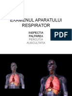 Examenul Aparatului Respirator&Inspectiepalpare