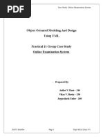 Download UML Online Examination Case Study by Neal SN262325975 doc pdf