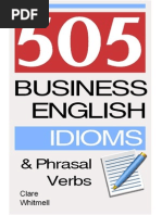 505 Business English Idioms