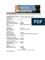 Relações Ministeriais