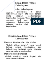 Kepribadian Dalam Proses Kebudayaan