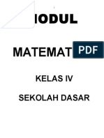 Rangkuman Mata Pelajaran Matematika Klas IV