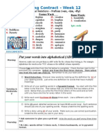 Spelling Contract Week 13 - 2014 to 2015 - Derivational Relations
