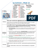 Spelling Contract Week 17- 2014 to 2015 - Derivational Relations