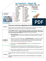 Spelling Contract Week 21 - 2014 to 2015 - Derivational Relations