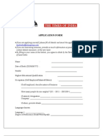 Lead India Application Form