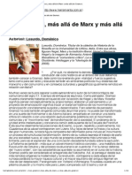  Gramsci, más allá de Marx y más allá de Gramsci.”