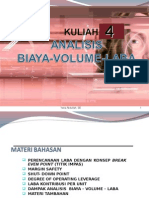 4 Analisis Biaya - Volume - Laba