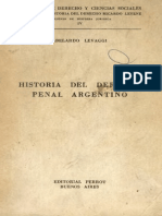 Abelardo Levaggi - Historia Del Derecho Penal Argentino PDF