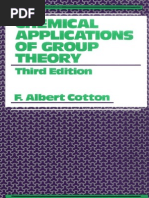 Chemical applications of group theory