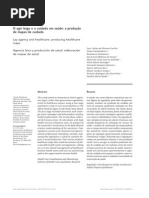  O Agir Leigo e o Cuidado Em Saúde. a Produção de Mapas de Cuidado