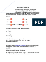 Fuerza Eléctrica