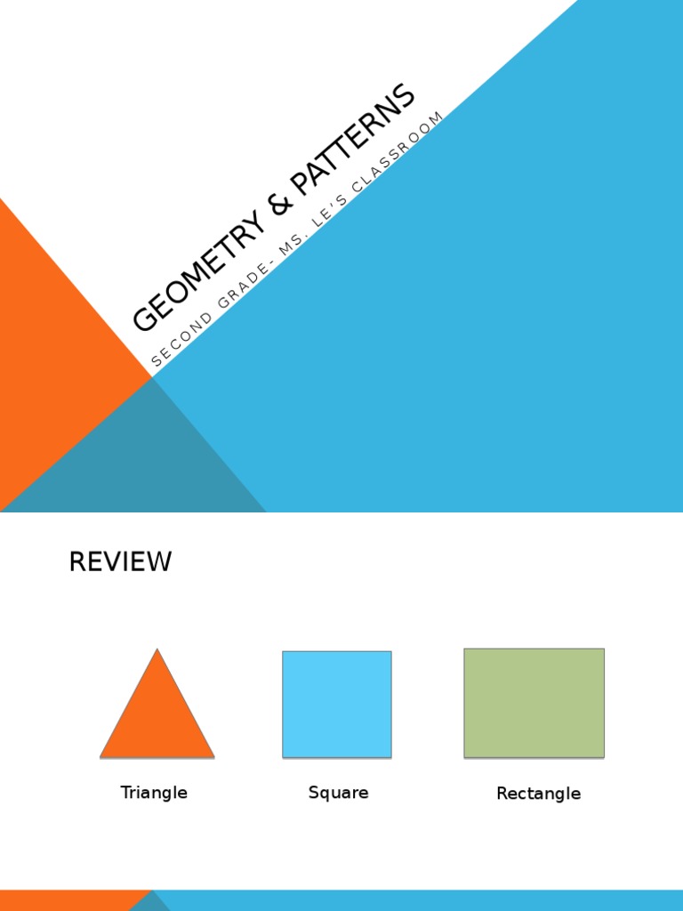 Second Grade Geometry Patterns Guide | PDF