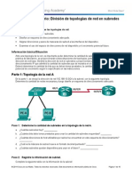 9.1.4.9 Lab - Subnetting Network Topologies