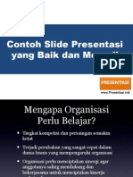 Contoh Slide Presentasi Yang Baik Dan Menarik