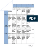 Rubric 2