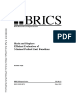 Brics: Hash and Displace: Efficient Evaluation of Minimal Perfect Hash Functions