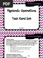 Oa 1 Task Cards