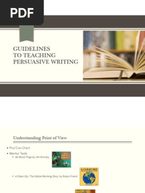 persuasive writing