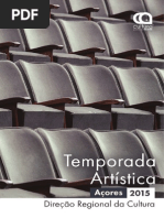 Temporada Artística dos Açores 2015 - DRaC