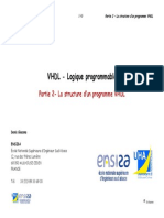 Cours VHDL 10 Partie2 Structure Programme