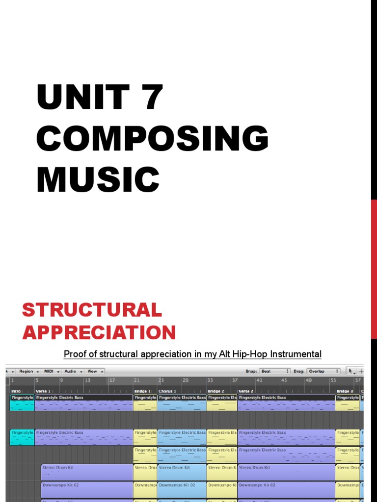 Unit 7 Composing Music Song Structure Synthesizer
