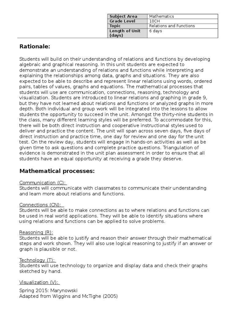 Applications of Relations and Functions | PDF | Educational Assessment ...