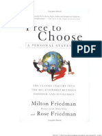 Milton Friedman - Free To Choose Cap. 1-4