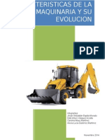 Caracteristicas de La Maquinaria y Su Evolucion Portada