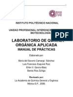Manual de Lab Quimica Orgánica Aplicada Corregido(1)