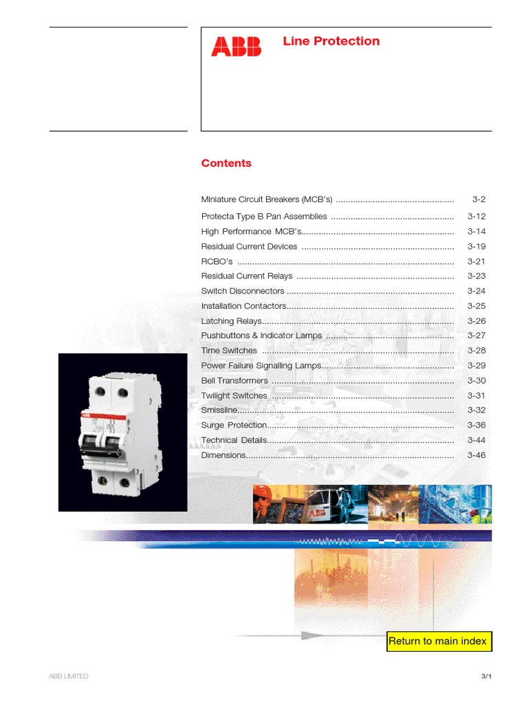 Miniature Circuit Breakers Overview | PDF | Relay | Alternating Current