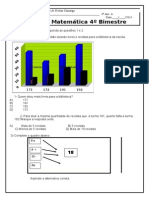 Prova de Matemática 4° Ano 4° Bimestre