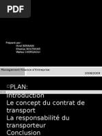 Contrat de Transport