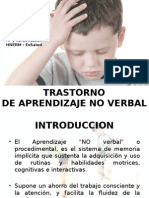 TRASTORNOS DE APRENDIZAJE NO VERBAL