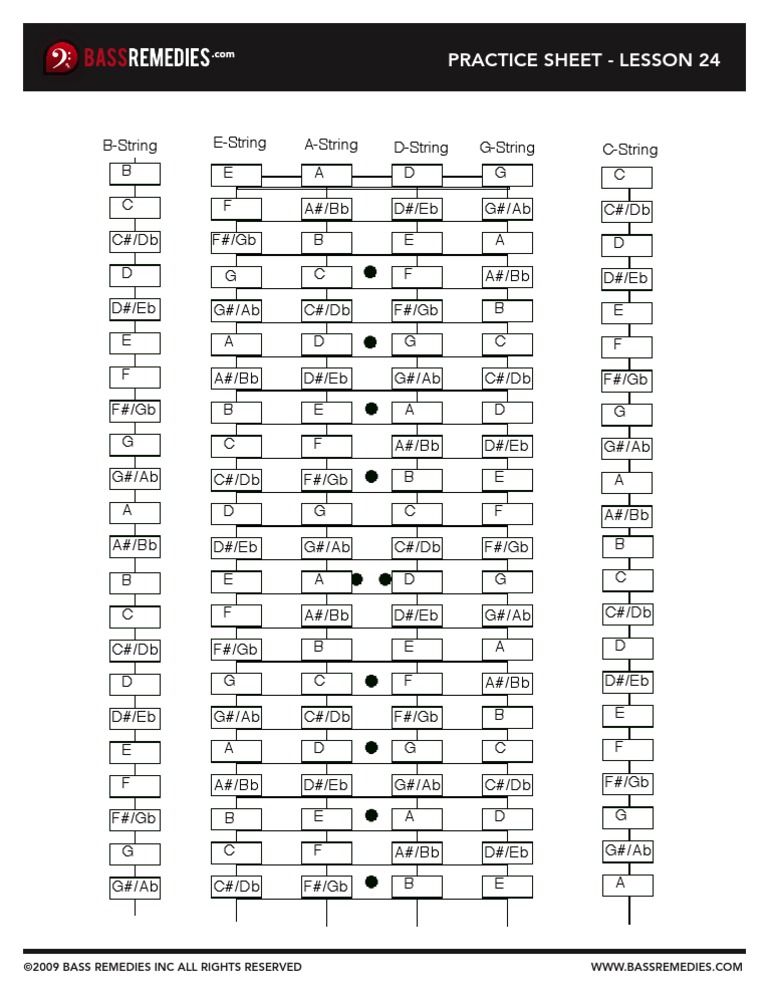 24 Note Names | PDF