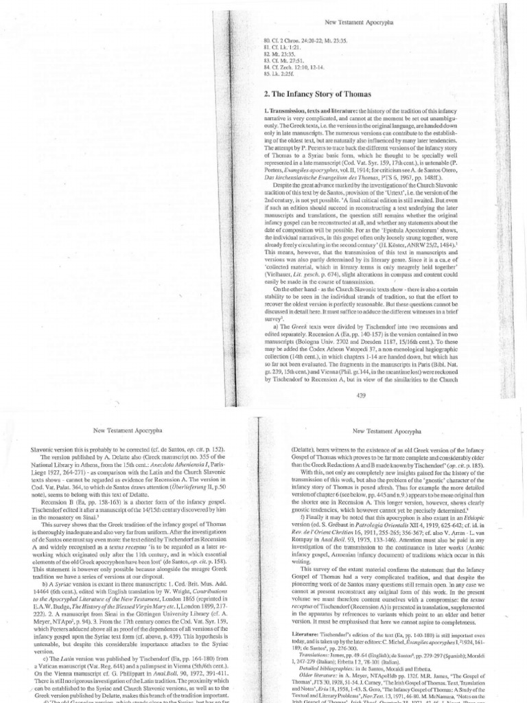 5.infancy Gospel of Thomas | Download Free PDF | Gospels | Religion And ...