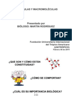 Clase No. 2. Moleculas y Macromoleculas