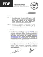 COA Circular2009-001 Submission of Contracts