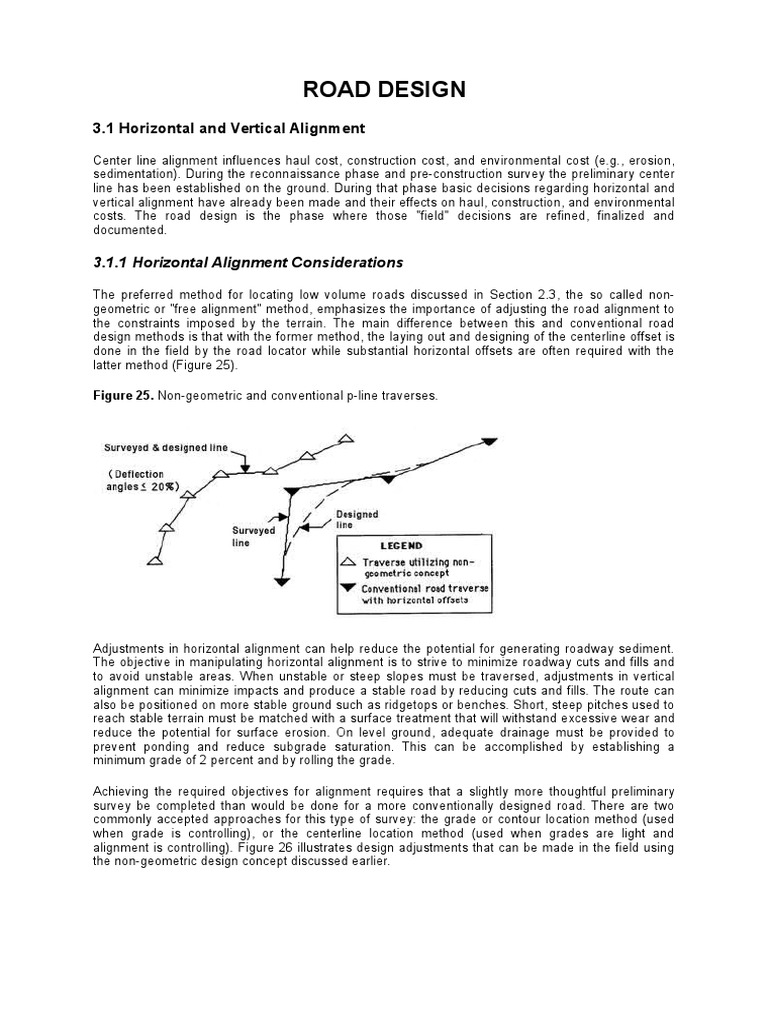 Road Design: Alignment & Curve Widening | PDF | Erosion | Road