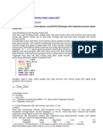 Berapa Ohm Hambatan Resistor Untuk Lampu