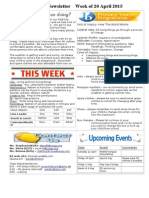 Newsletter Week of 200415