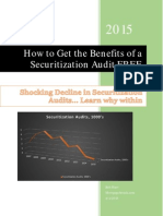 How To Get The Benefits of A Securitization Audit FREE