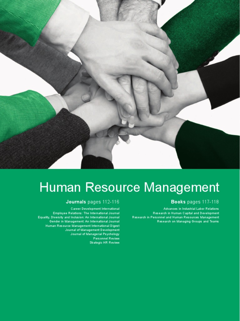 Human Resource Management | PDF | Academic Journal | Human Resource