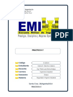 Practico 7 Carlos Salvador Sánchez Ustárez Cod. 3203-4 Fecha 18-08-14