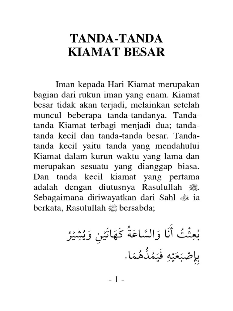 69 Tanda Kiamat Besar Pdf