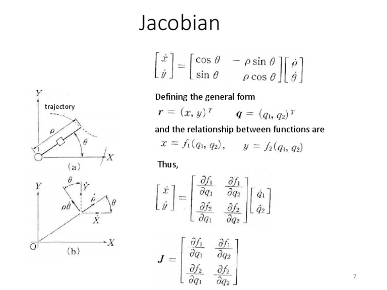 Robot Kinematics Jacobian | PDF